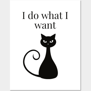 I do what I want Posters and Art